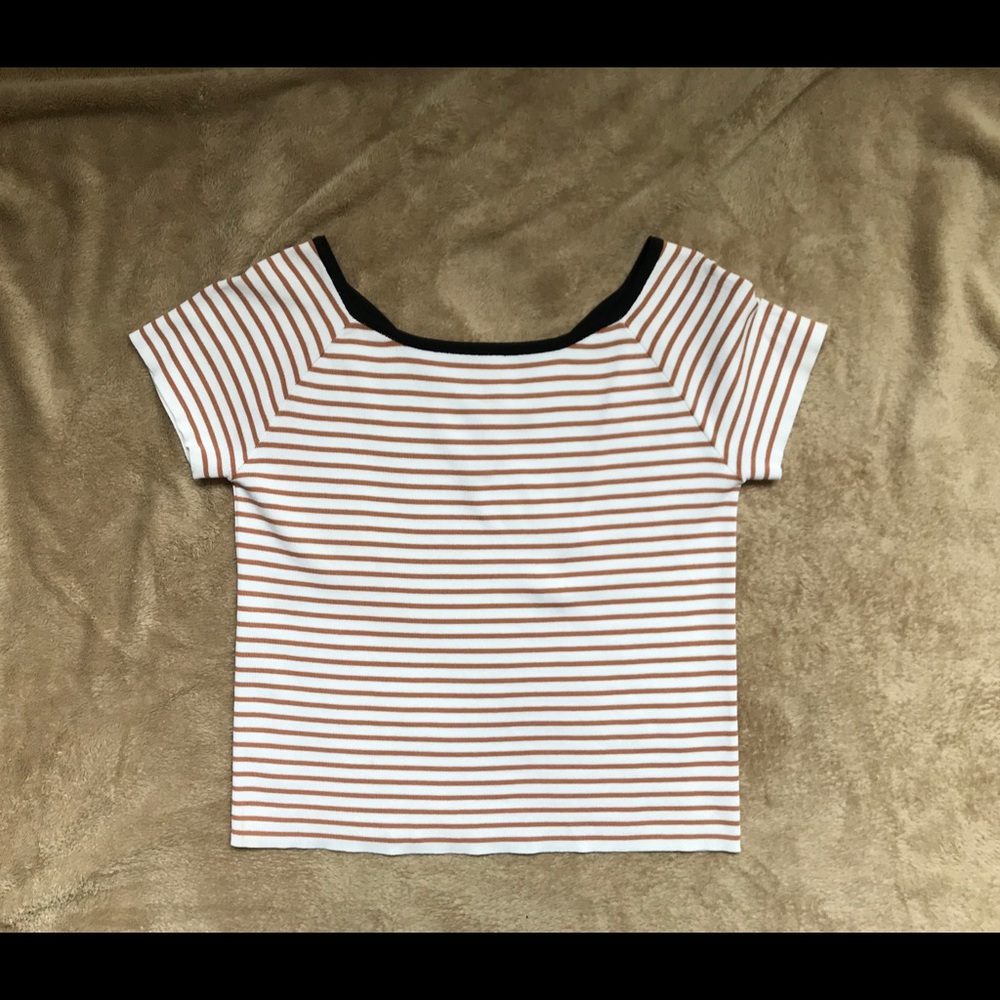 Prima striped fitted top